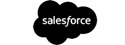 Salesforce black logo
