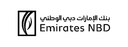 Emirates NBD black logo